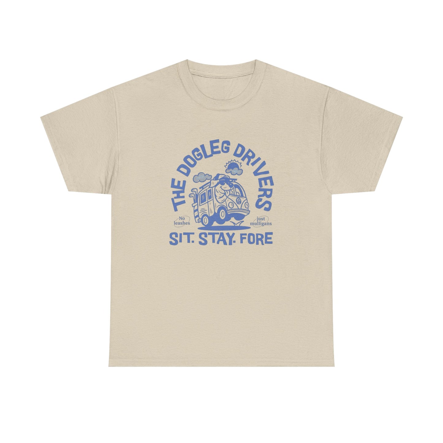 The Dog Leg Drivers Funny Graphic T Shirt NEW Unisex Heavy Cotton Tee