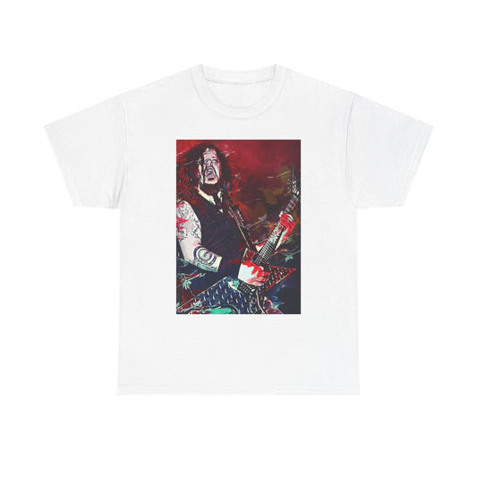Dimebag Darrell Graphic T Shirt Vintage Poster Rock Merch Unisex Heavy Cotton