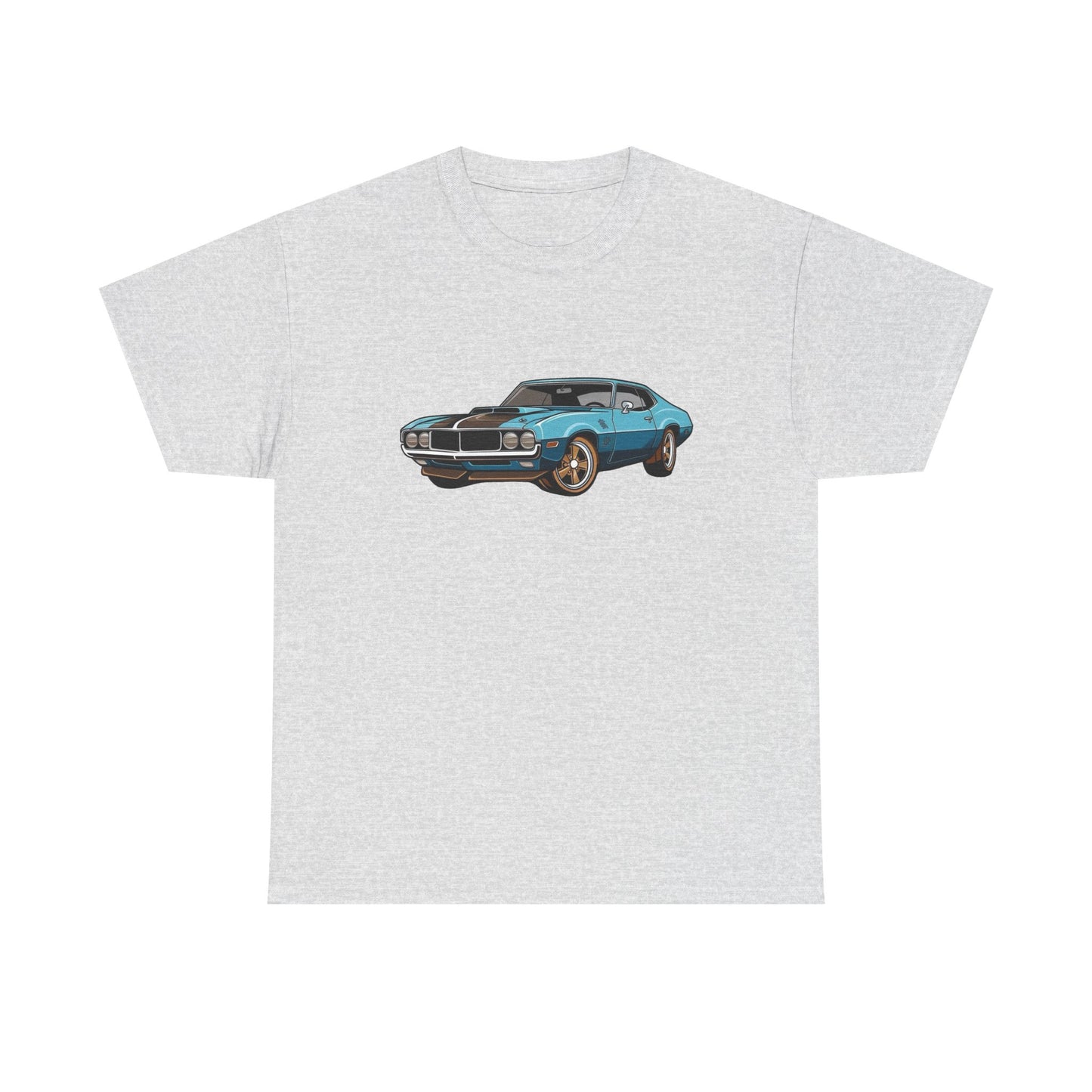 Retro Oldsmobile 442 Muscle Car Graphic T Shirt NEW Unisex Heavy Cotton Tee