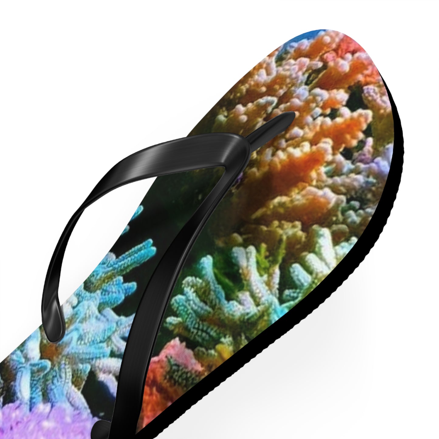 Coral Reef Summer Sandals, Beach Shoes, Vacation Flip Flops, Pool Slides