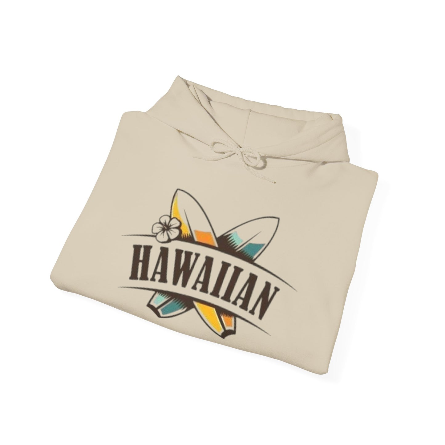 Hawaiian Surfing Club Hoodie Unisex Heavy Blend™ Hooded Sweatshirt Sweater