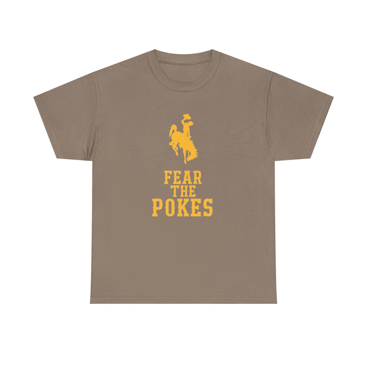 Fear The Poke Cowboy Horse Graphic T Shirt Unisex Heavy Cotton Tee GIFT