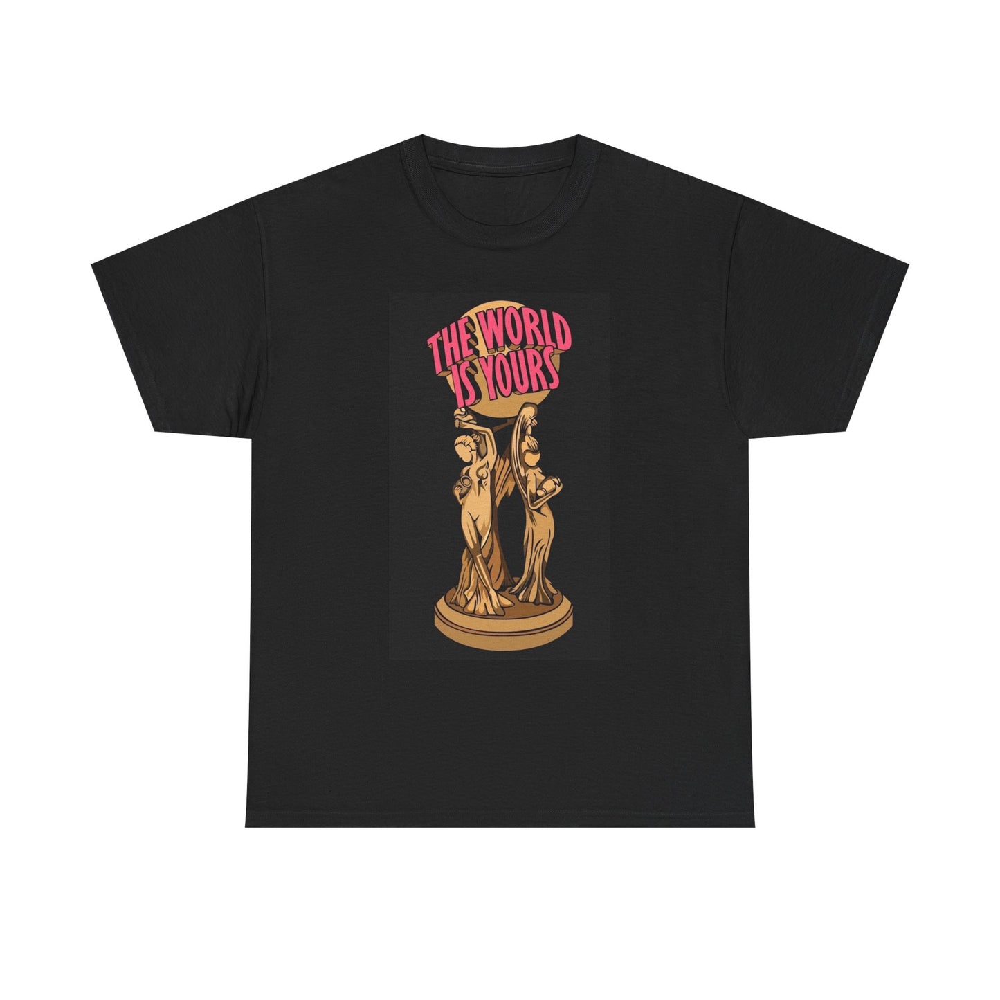 Scarface Graphic T Shirt The World Is Yours Miami Unisex Heavy Cotton Tee