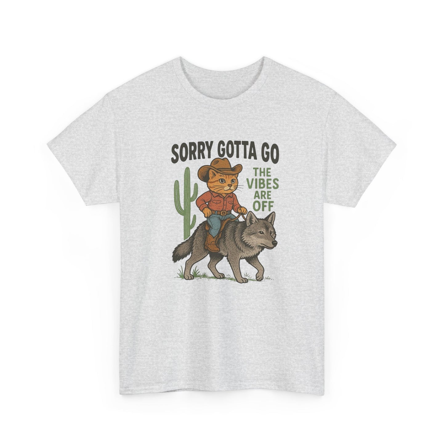 Gotta Go The Vibes Are Off Graphic T Shirt Cotton Tee Retro Gift