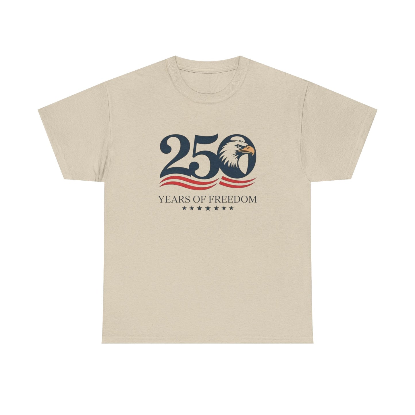 America 250 Years Of Freedom Graphic T Shirt Adult New Tee