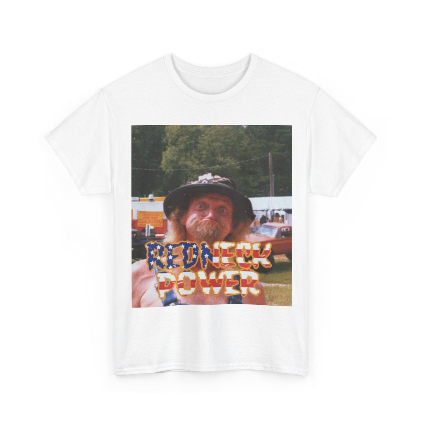 Redneck Power Funny Graphic T Shirt Unisex Heavy Cotton Tee GIFT