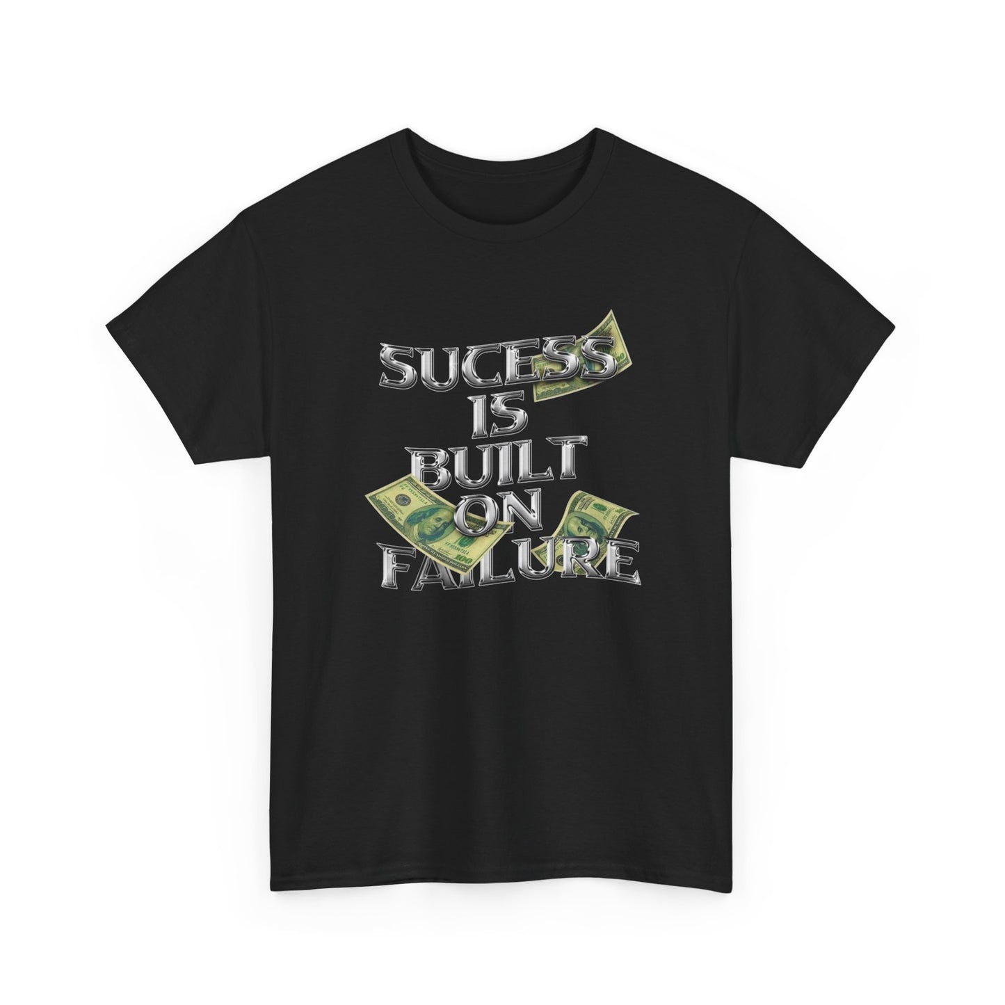 Success Is Built On Failure Graphic T Shirt Heavy Cotton Tee NEW ADULT UNISEX