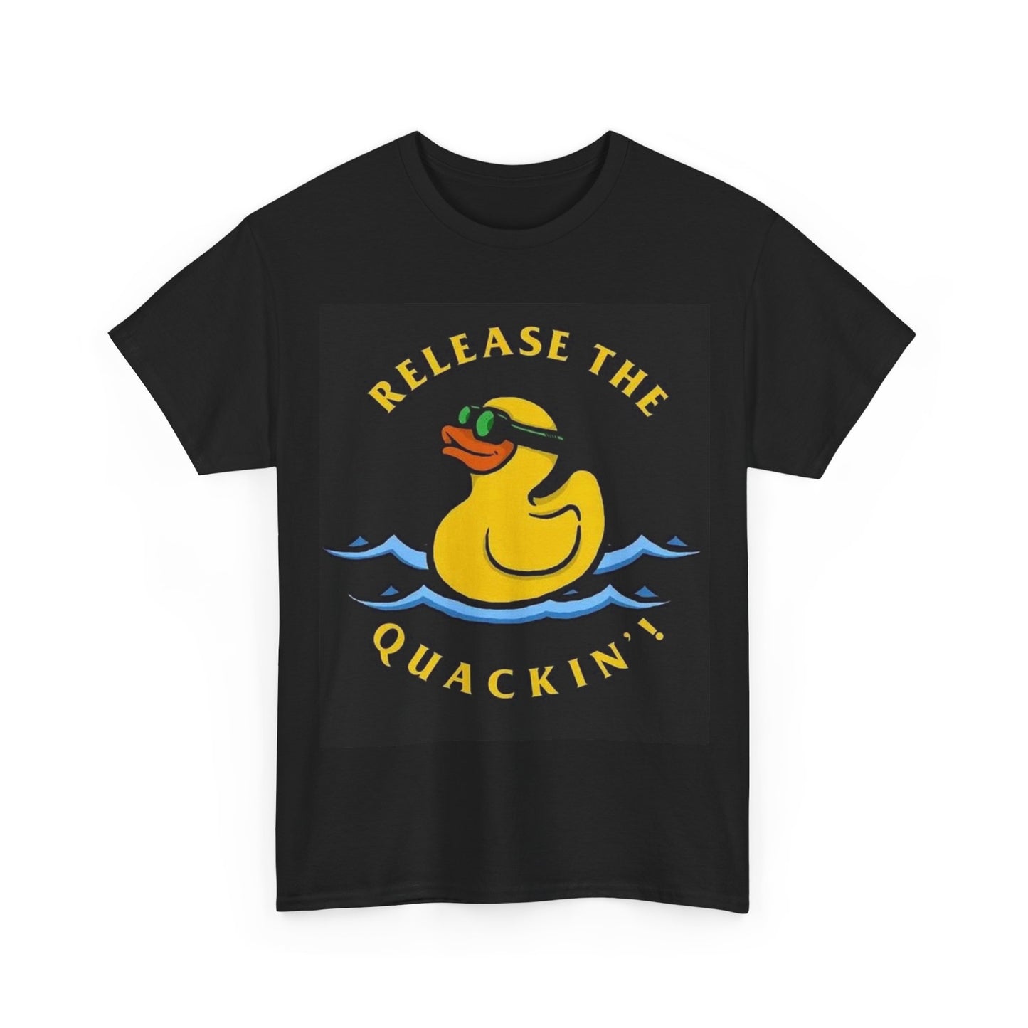 Duck shirt ocean rubber ducky vintage kids funny cute Unisex Heavy Cotton Tee