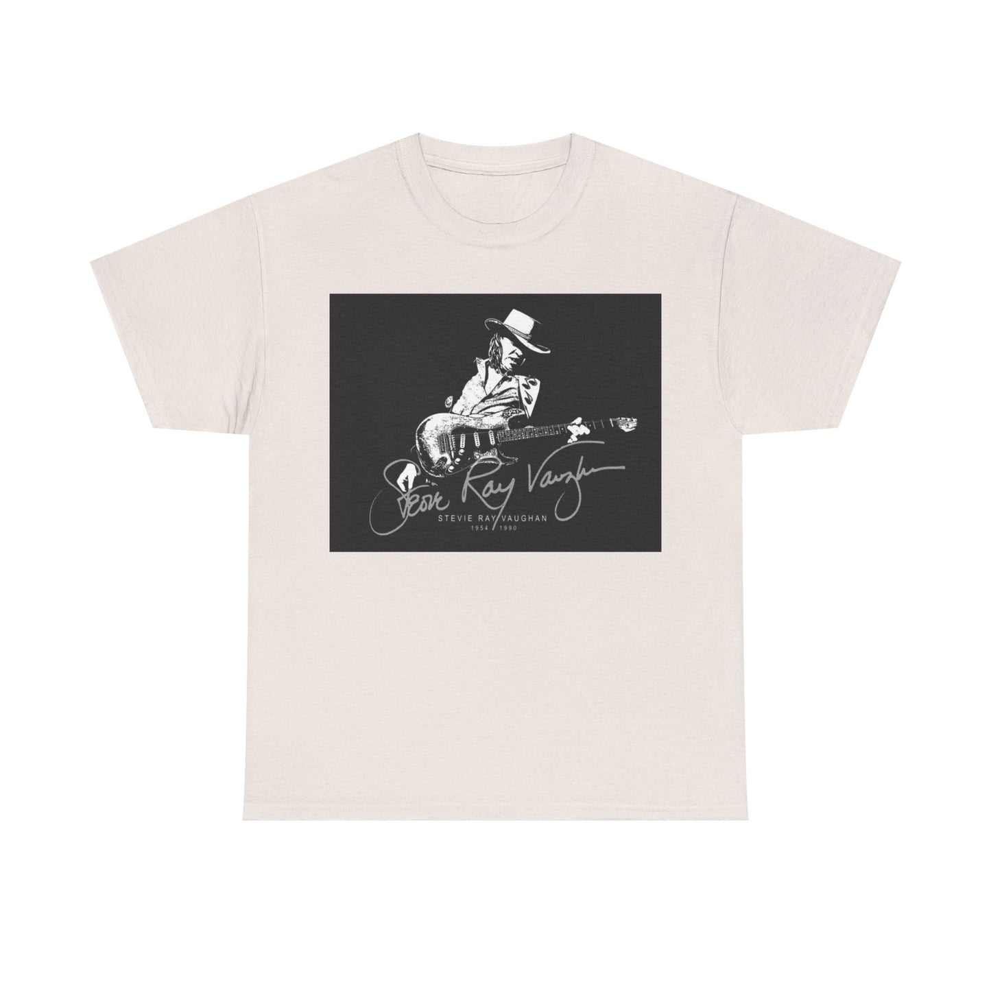 Stevie ray vaughn T-shirt Vintage retro rock album Unisex Heavy Cotton Tee