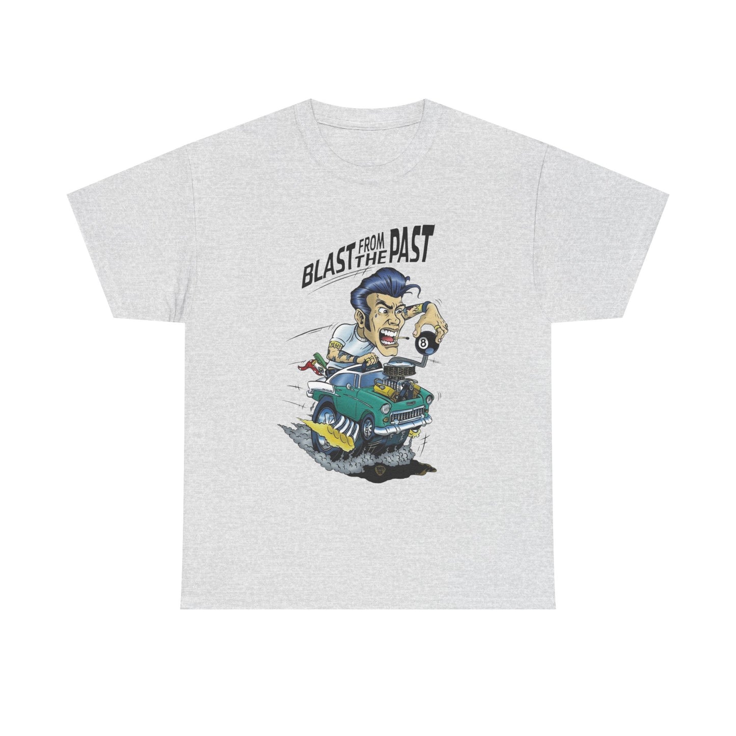 Blast From The Past Muscle Cars Graphic T Shirt Unisex Heavy Cotton Tee