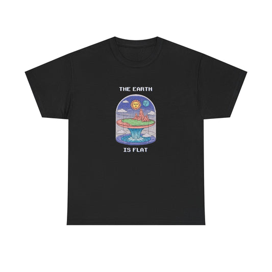 The Earth Is Flat Graphic T Shirt NEW ADULT Tee