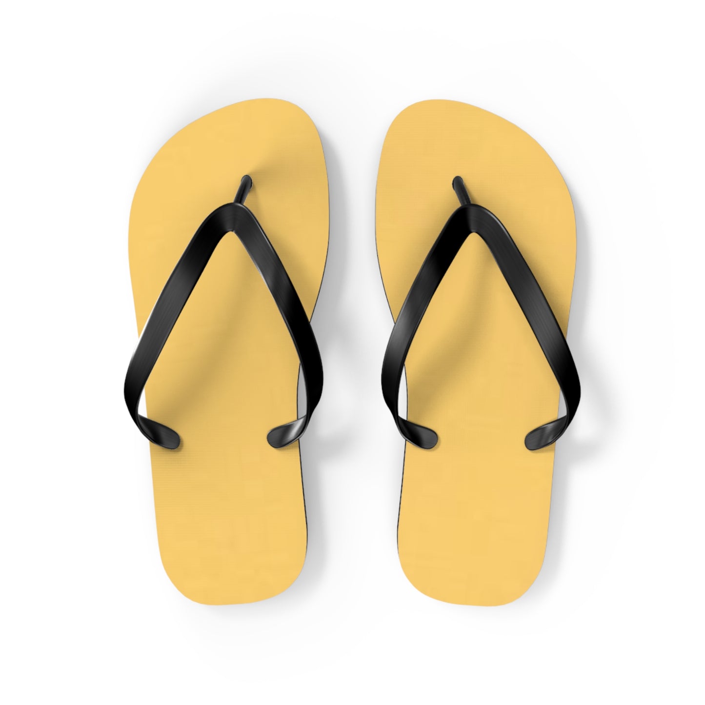 Sandy Yellow Flip Flops, Sandals Slides, Summer Footwear, Brand New