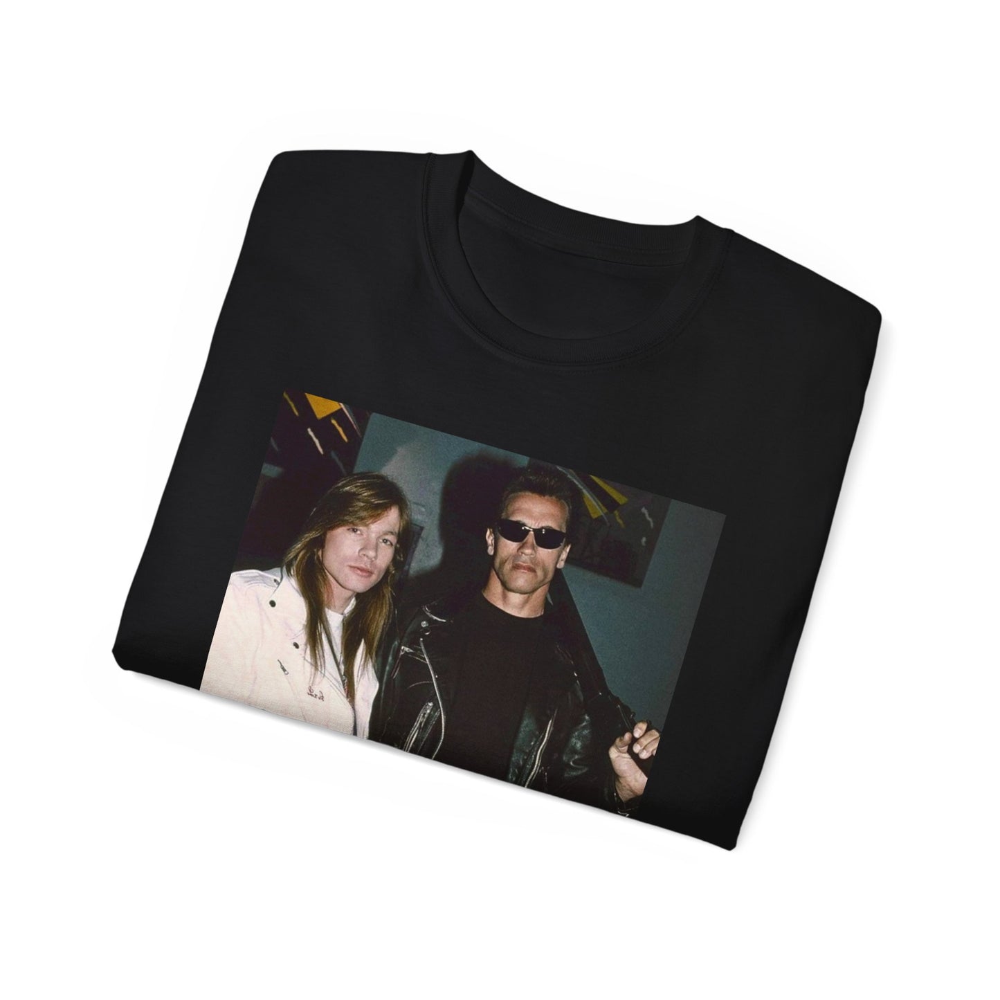Arnold Schwarzenegger axel rose vintage terminator guns and roses 90s vintage