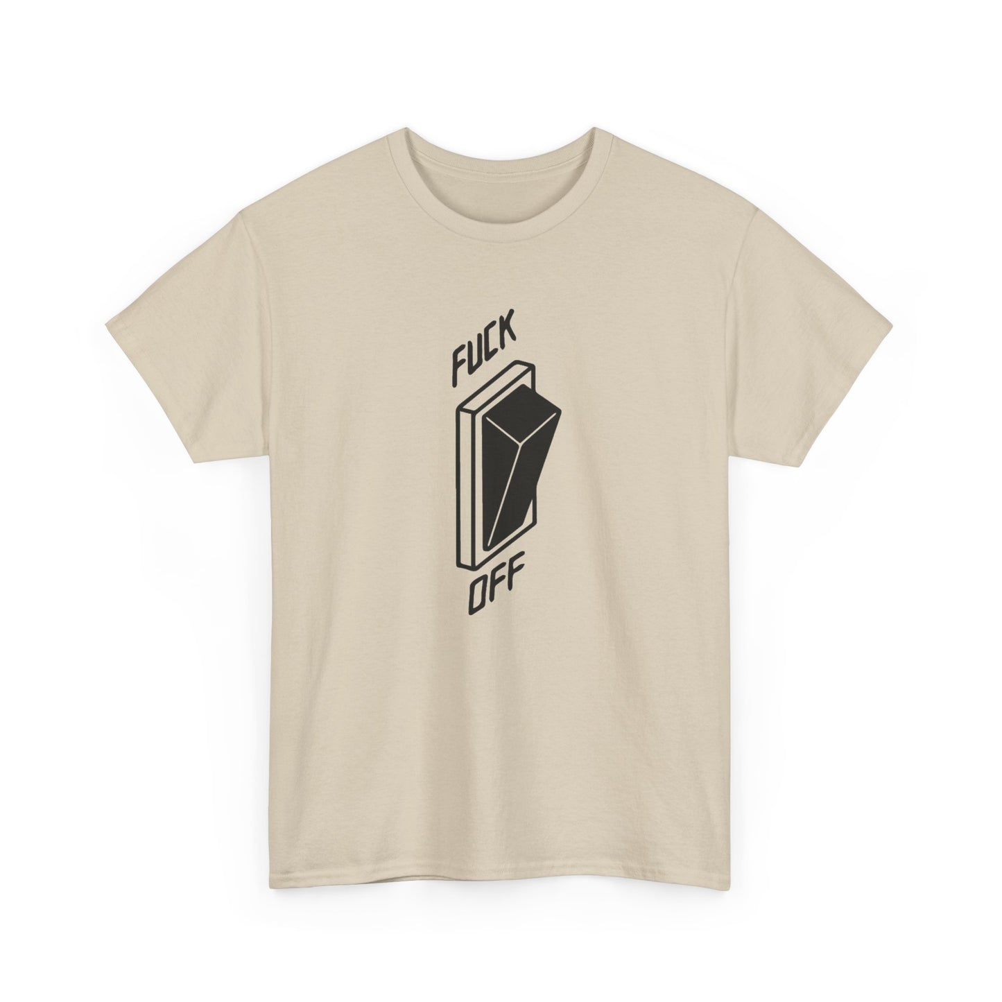 F Off Funny Jokes Humor Graphic T Shirt NEW Vintage Unisex Heavy Cotton Tee