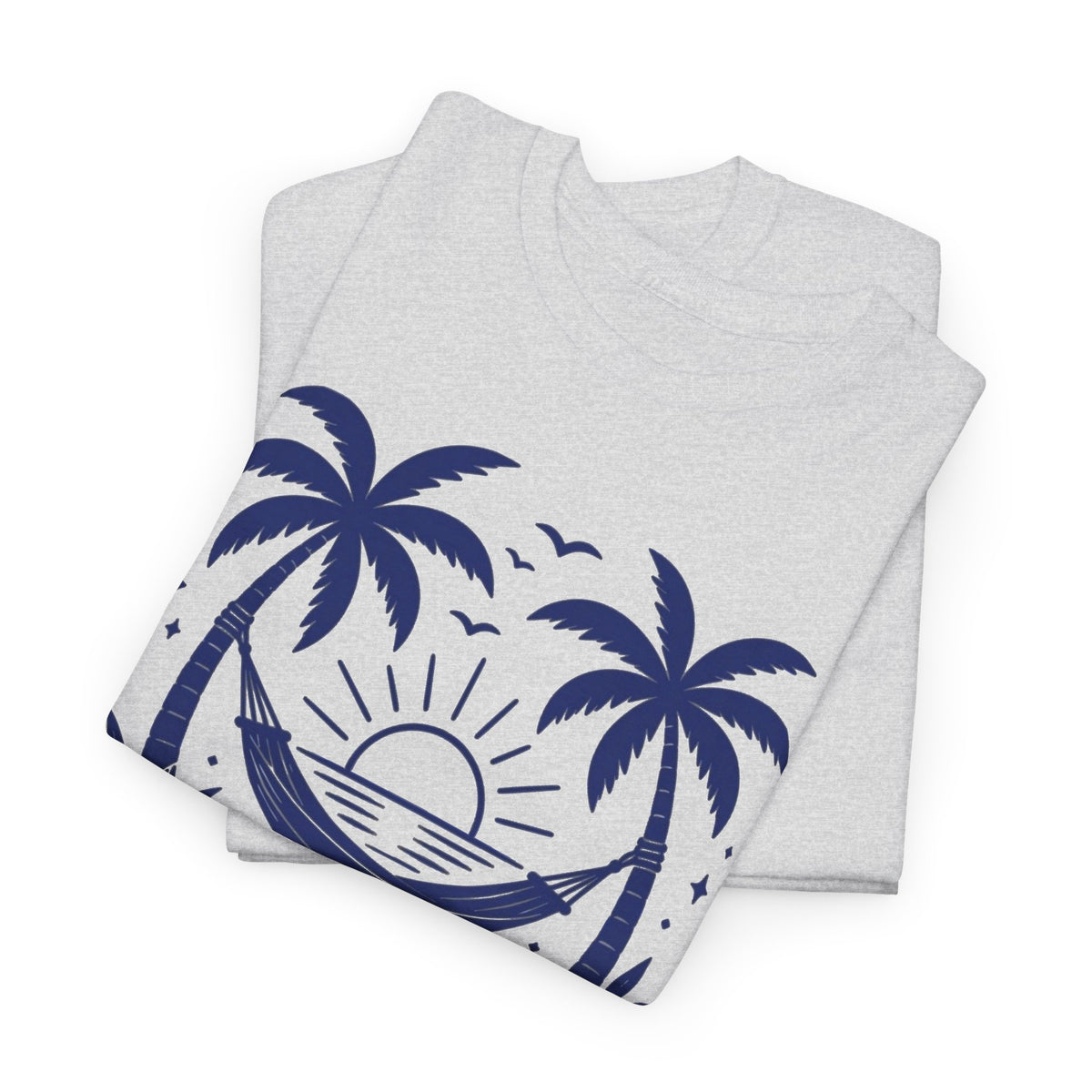 Island Time Palm Tree Sunset Tee Men's Graphic Tee