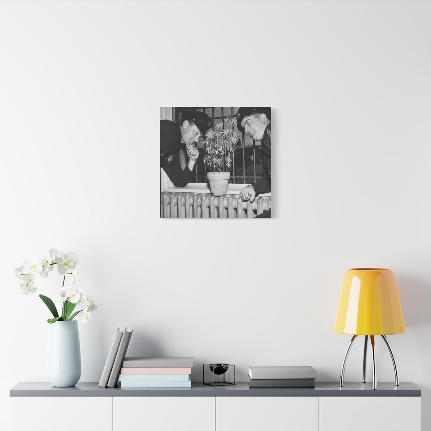 Reefer Madness Vintage Photo Weed Police Funny Matte Canvas, Stretched, 1.25"
