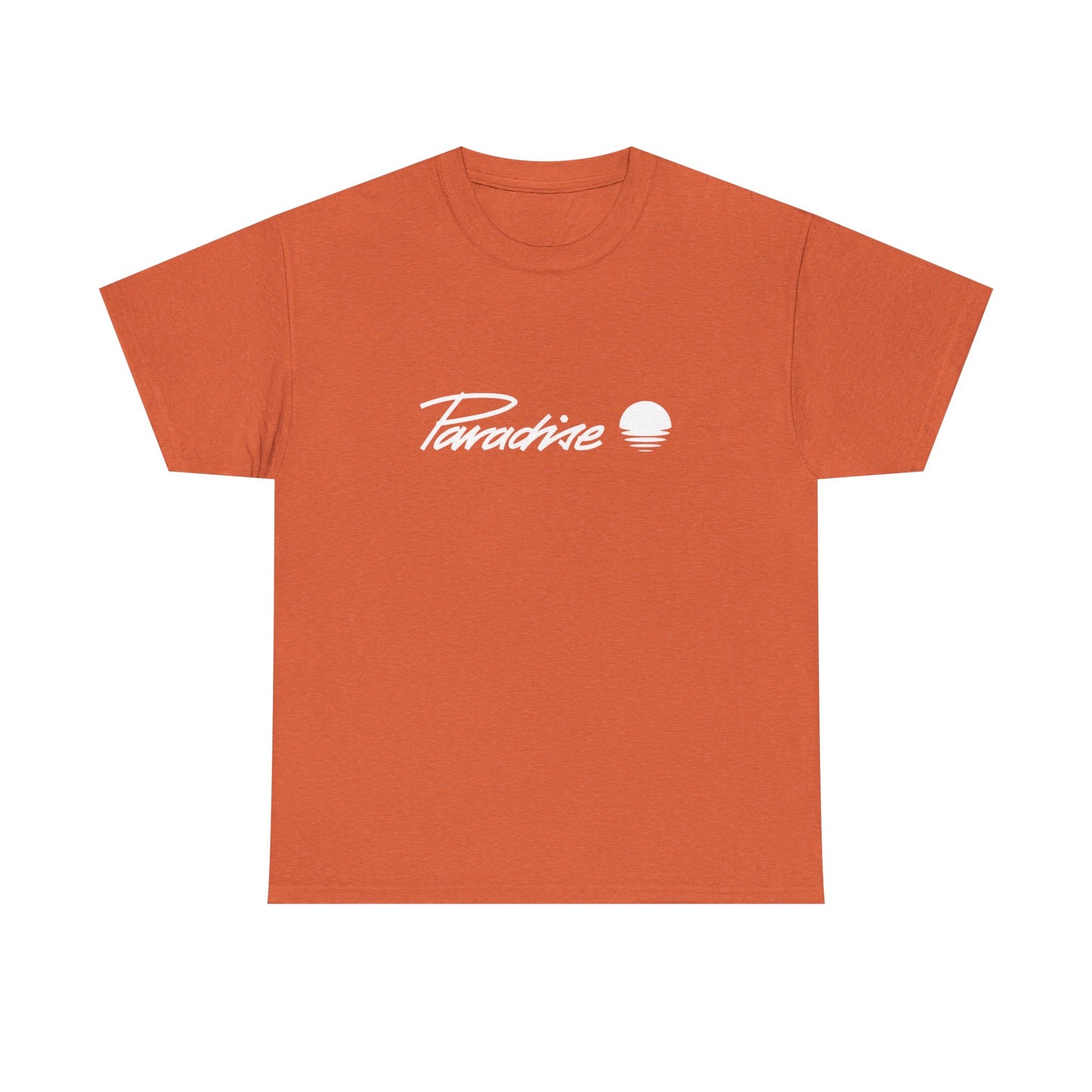 Paradise Sunset Graphic T Shirt NEW Adult Unisex Heavy Cotton Tee