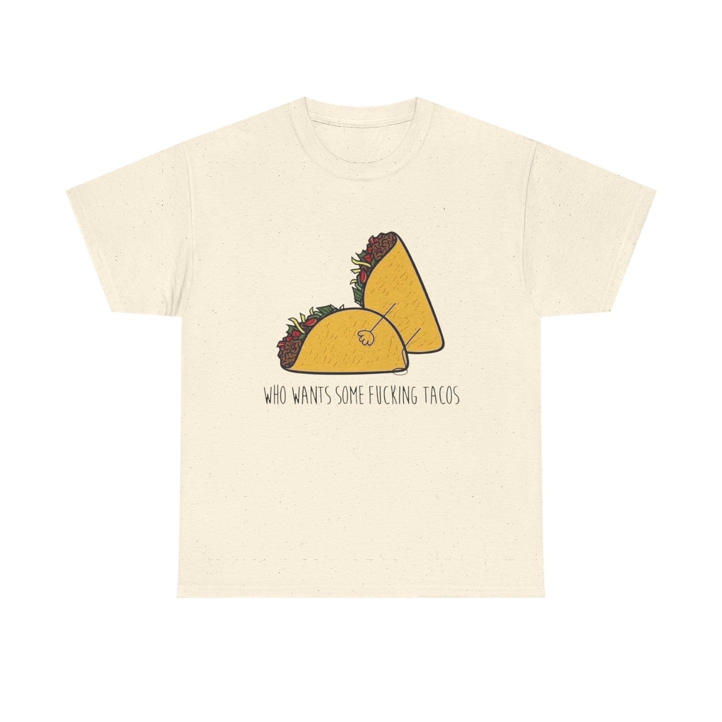 Who Wants Tacos Hilarious Foodie Chef Graphic T Shirt NEW ADULT TEE VINTAGE