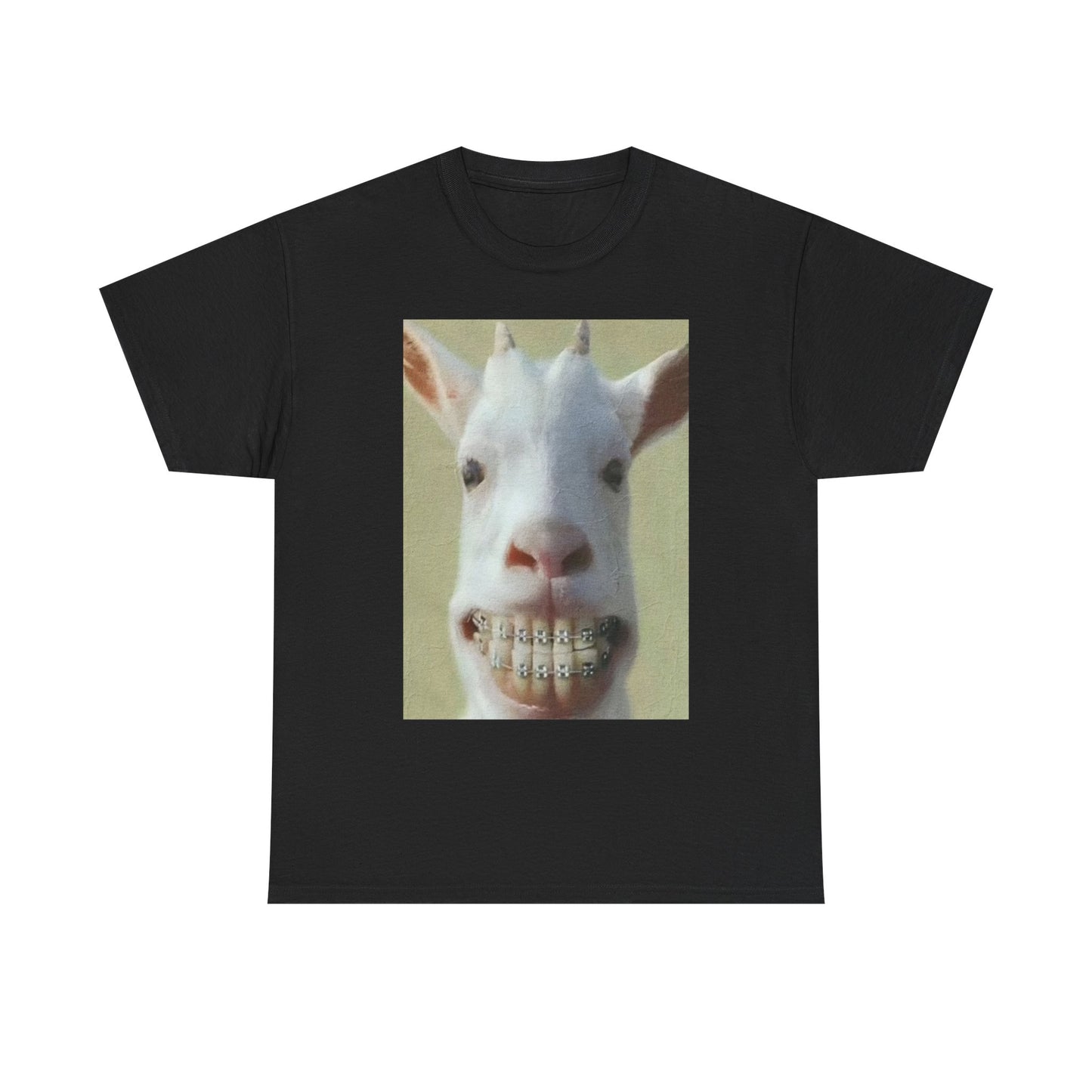 Funny Animal Graphic T Shirt Sheep goat Farm Hilarious Unisex Heavy Cotton Tee