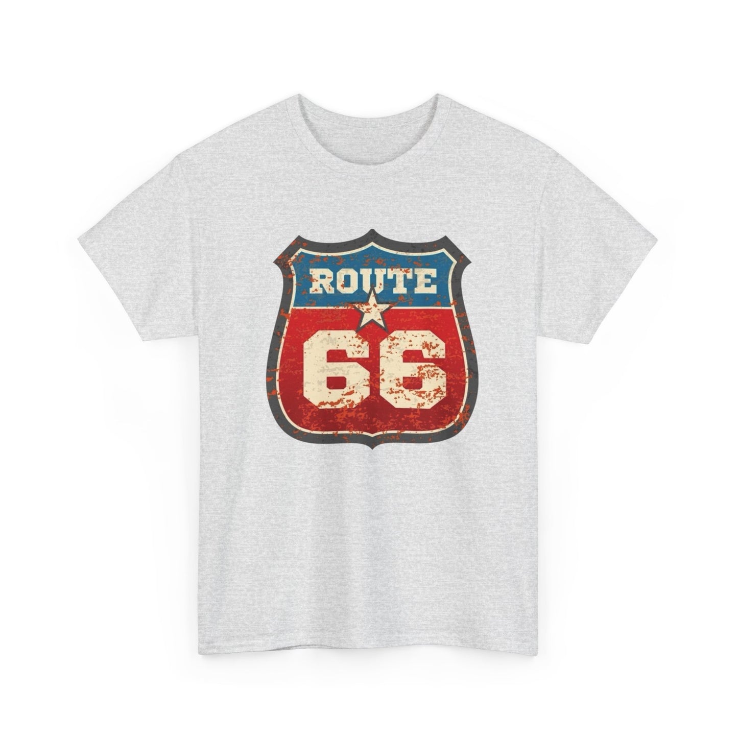 Route 66 Muscle Car Tour Graphic T-Shirt Cotton Tee New Gift Vintage