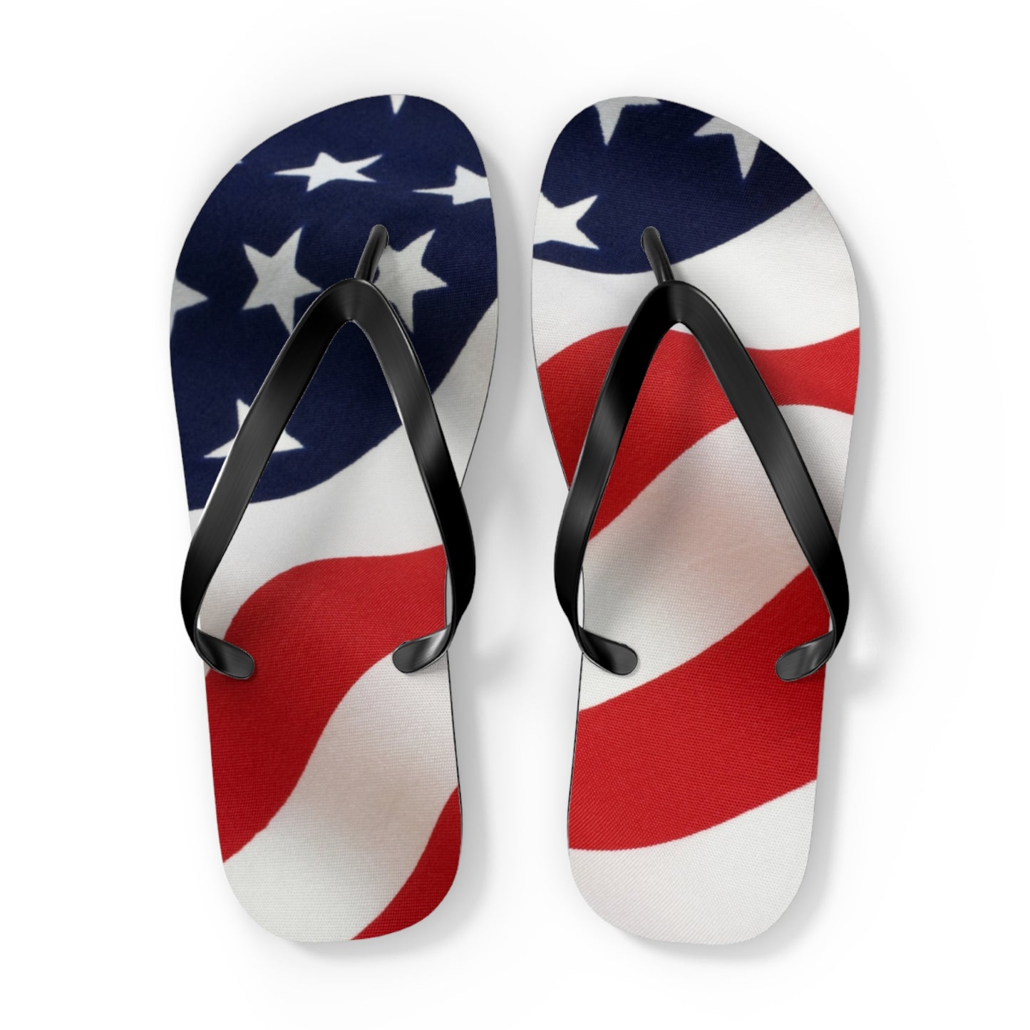 American Flag Beach Sandals, Slides for Summer, Flip Flops, Water Resistant