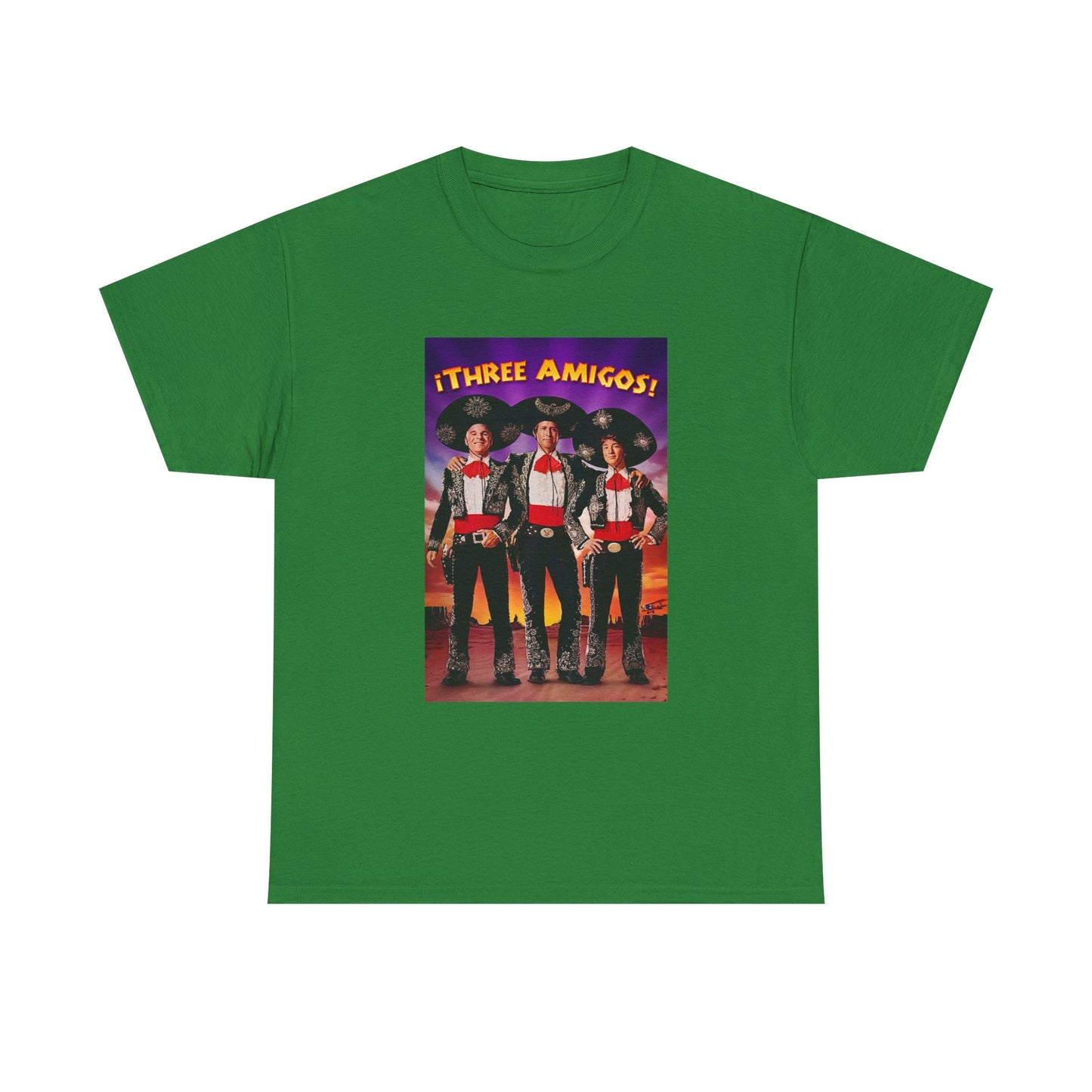 Three Amigos Tshirt Steve Martin Graphic Vintage Comedy Unisex Heavy Cotton Tee