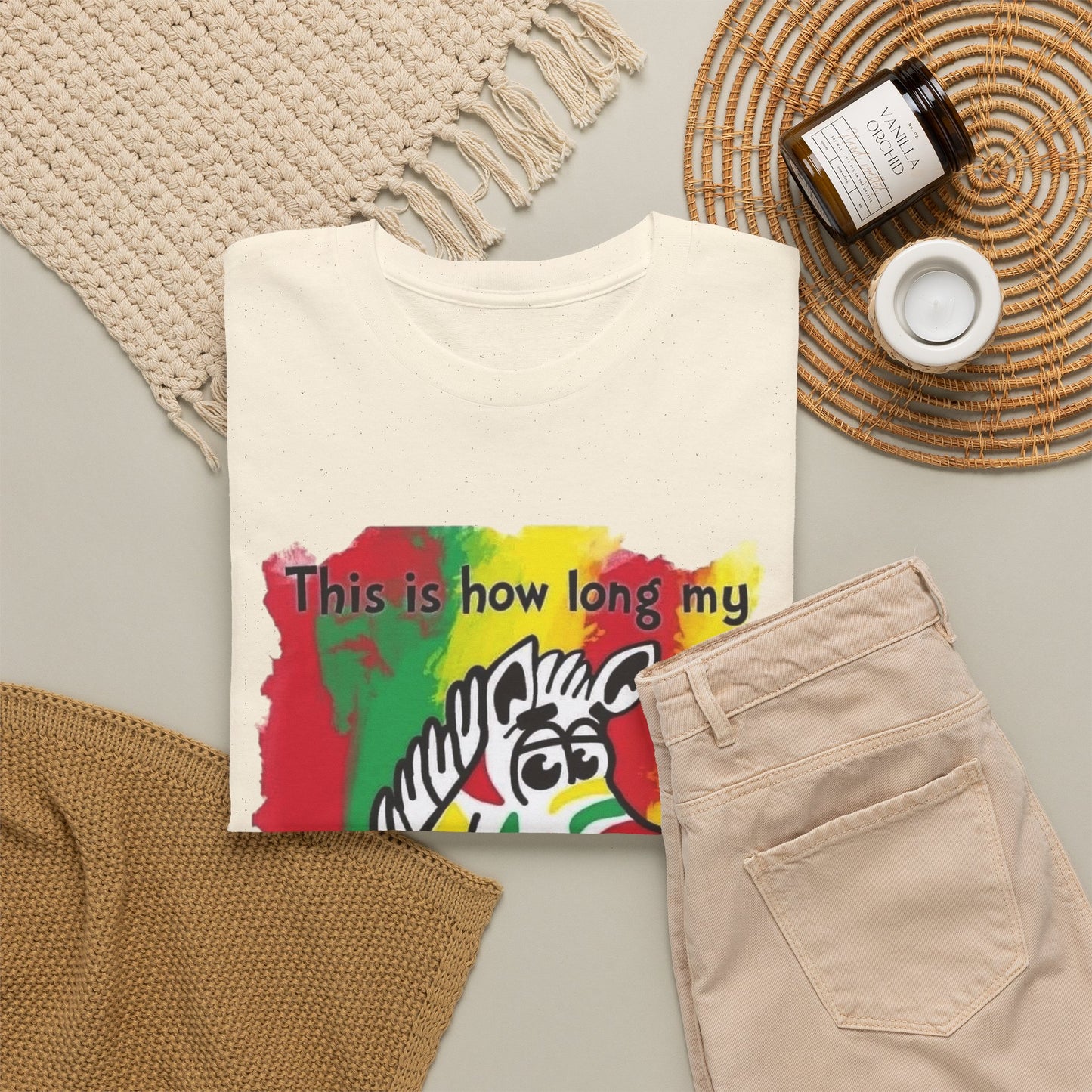 Zebra Stripe Graphic T Shirt