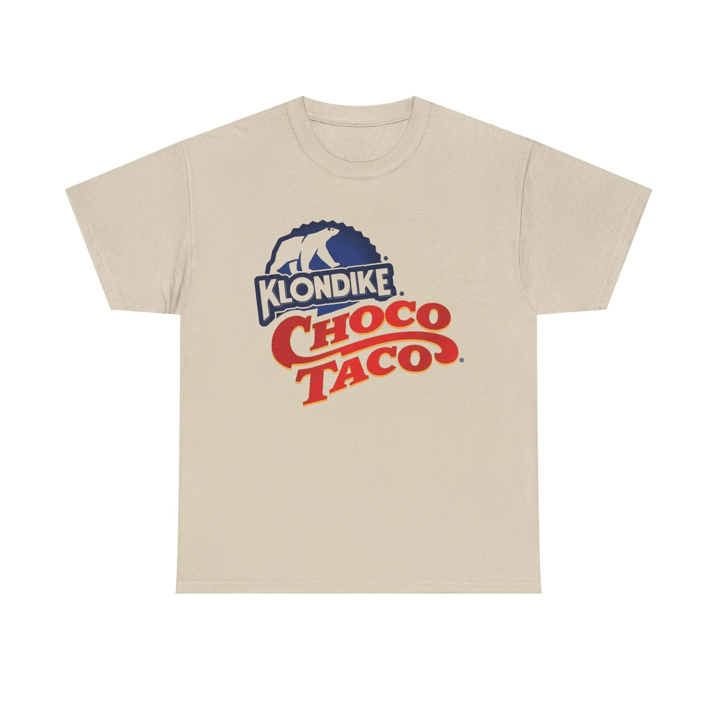 Klondike Shirt Choco Taco Funny Ice Cream Retro Nostalgic Unisex Heavy Cotton