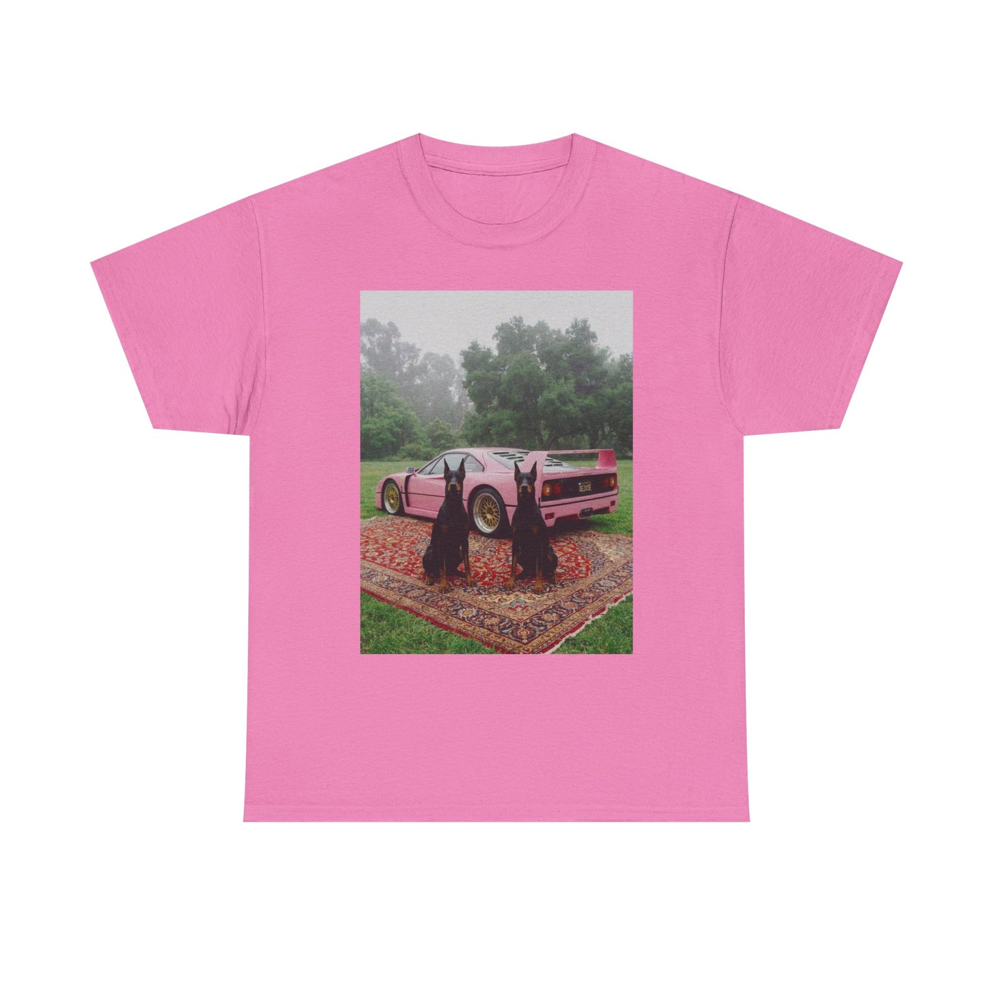Ferrari f 40 Vintage Graphic T Shirt Men's Heavy Cotton Tee - Quality - Modern True to Size