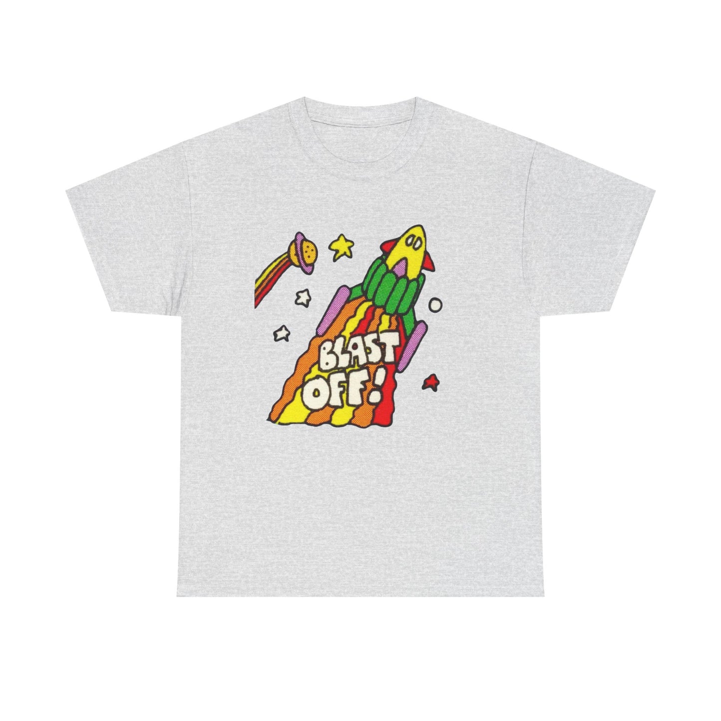 Its Time To Blast Off Vintage 90's Graphic T Shirt Unisex Heavy Cotton Tee