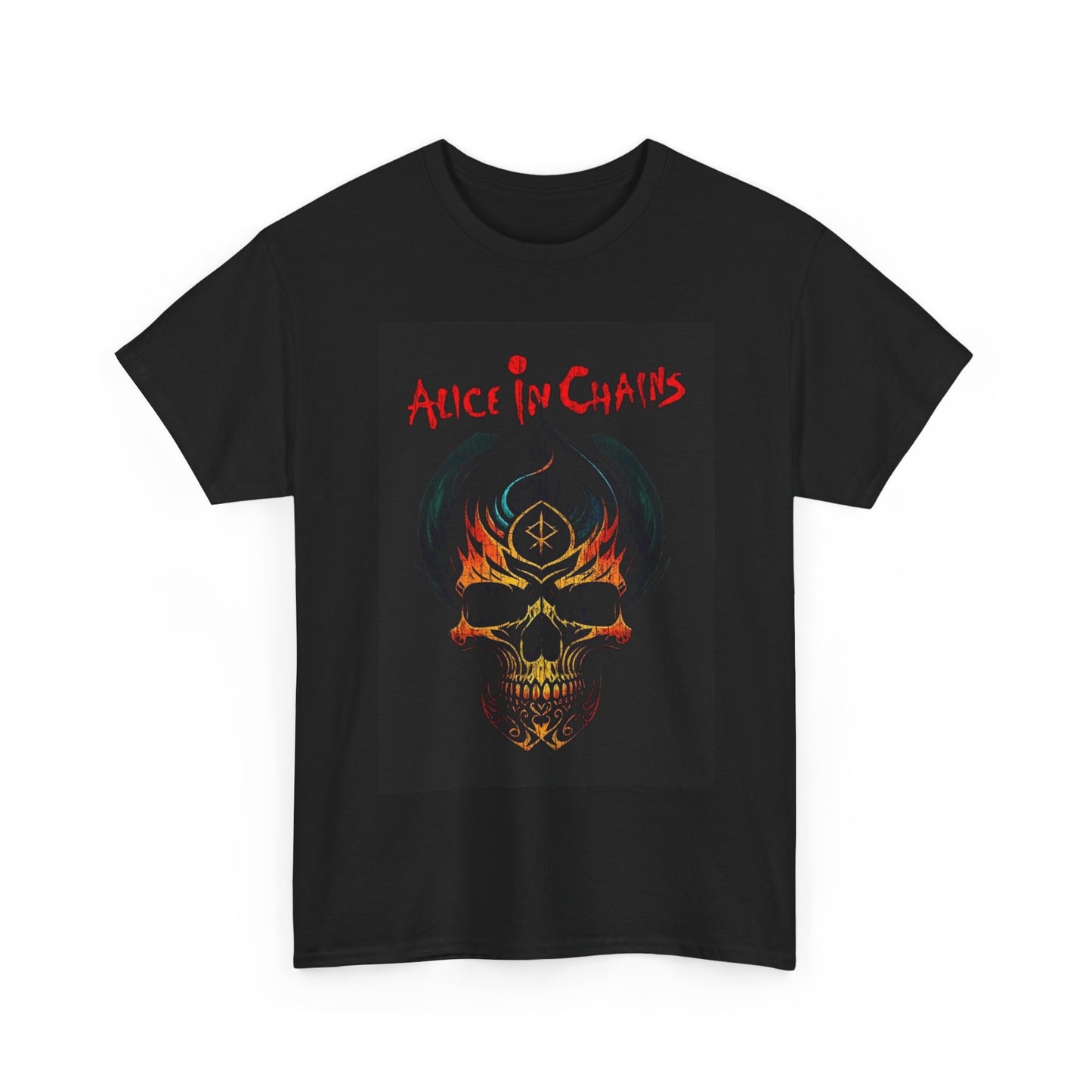 Alice In Chains shirt vintage graphic rock kiss Metallica Unisex Heavy Cotton