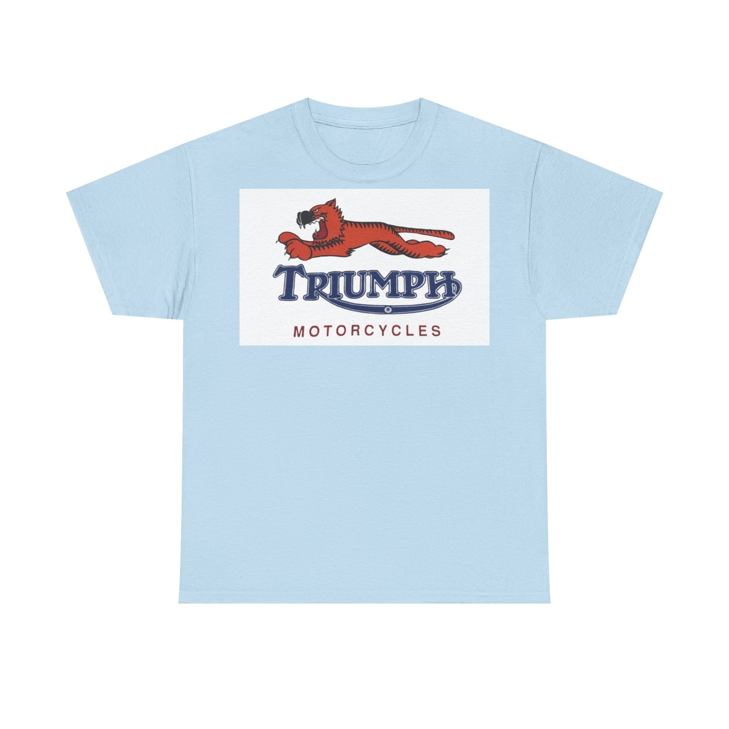 Triumph T-shirt vintage motorcycles nostalgia Tiger Unisex Heavy Cotton Tee