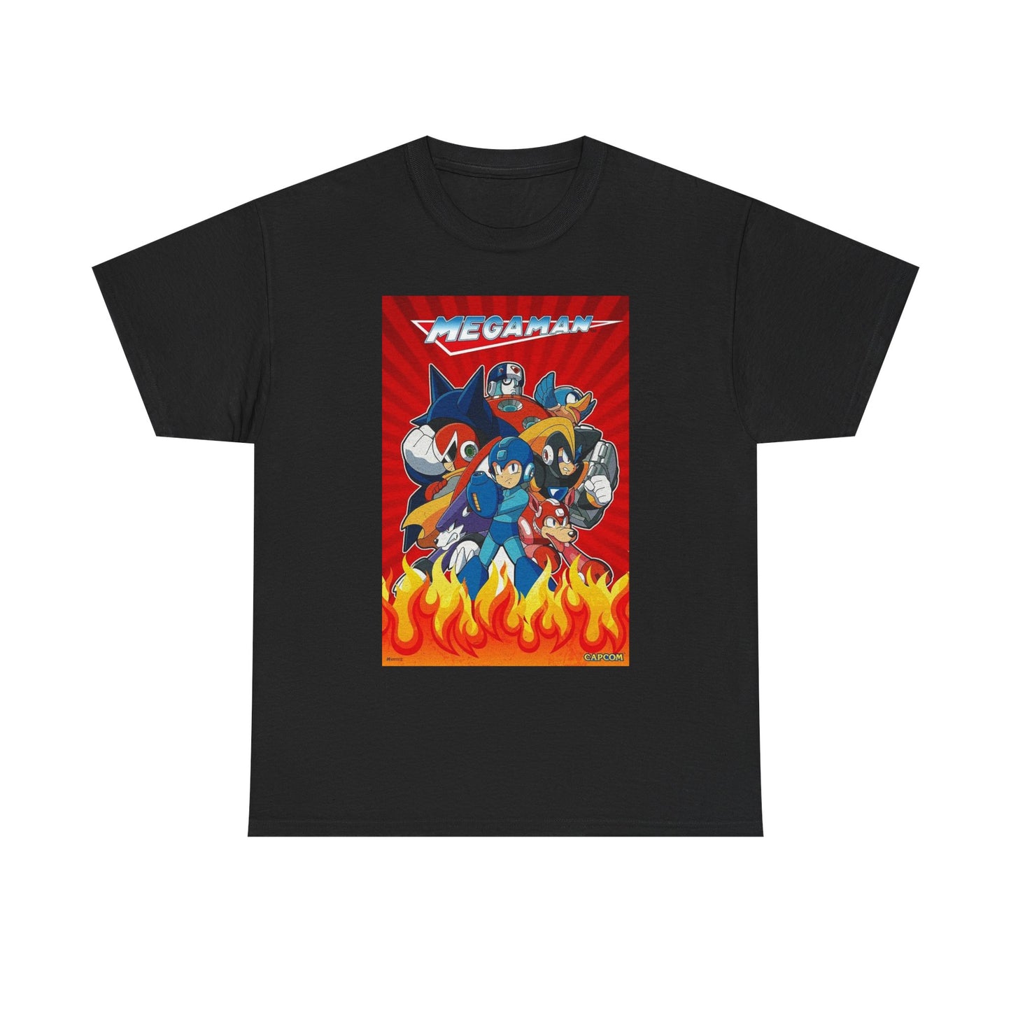 MegaMan Graphic T Shirt Vintage Gaming Retro Unisex Heavy Cotton Tee