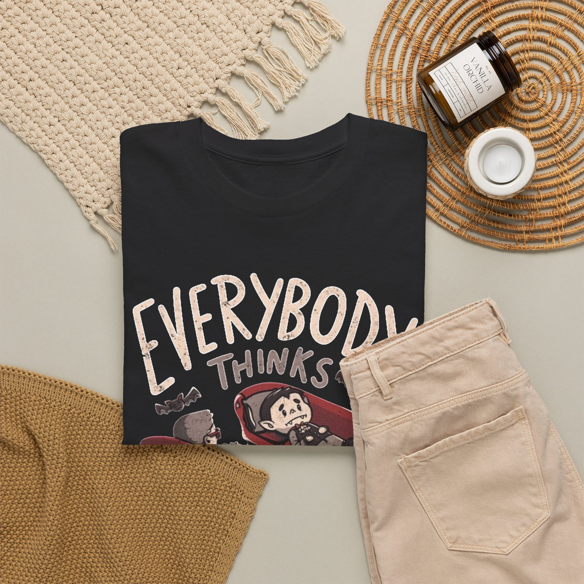 Everybody Thinks I Suck Funny Sarcastic Graphic T-Shirt Men's Graphic Tee