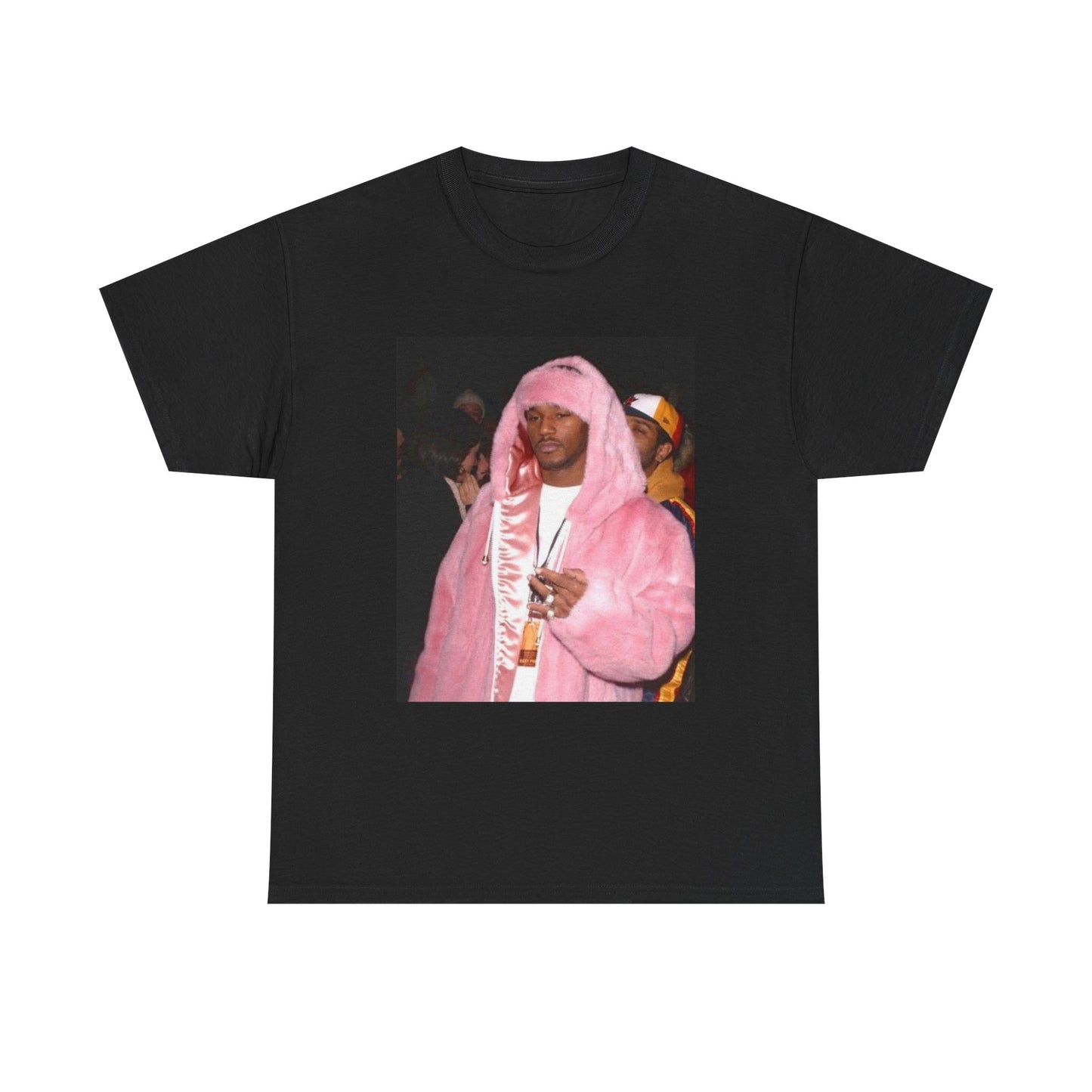 Camron diplomats T-shirt vintage pink fur coat graphic Rap Unisex Heavy Cotton