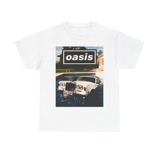 Oasis T Shirt Vintage Merch Album Cover Retro 90s Unisex Heavy Cotton Tee