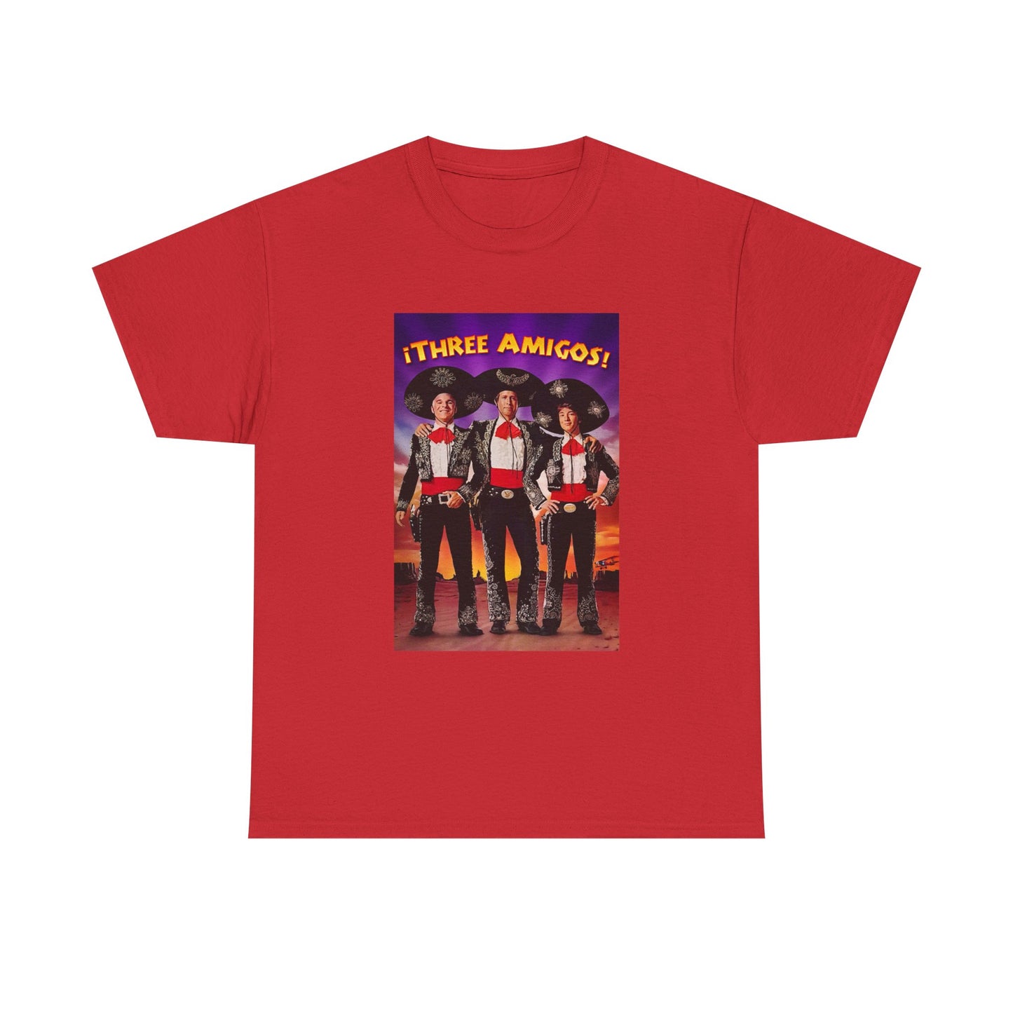 Three Amigos Tshirt Steve Martin Graphic Vintage Comedy Unisex Heavy Cotton Tee