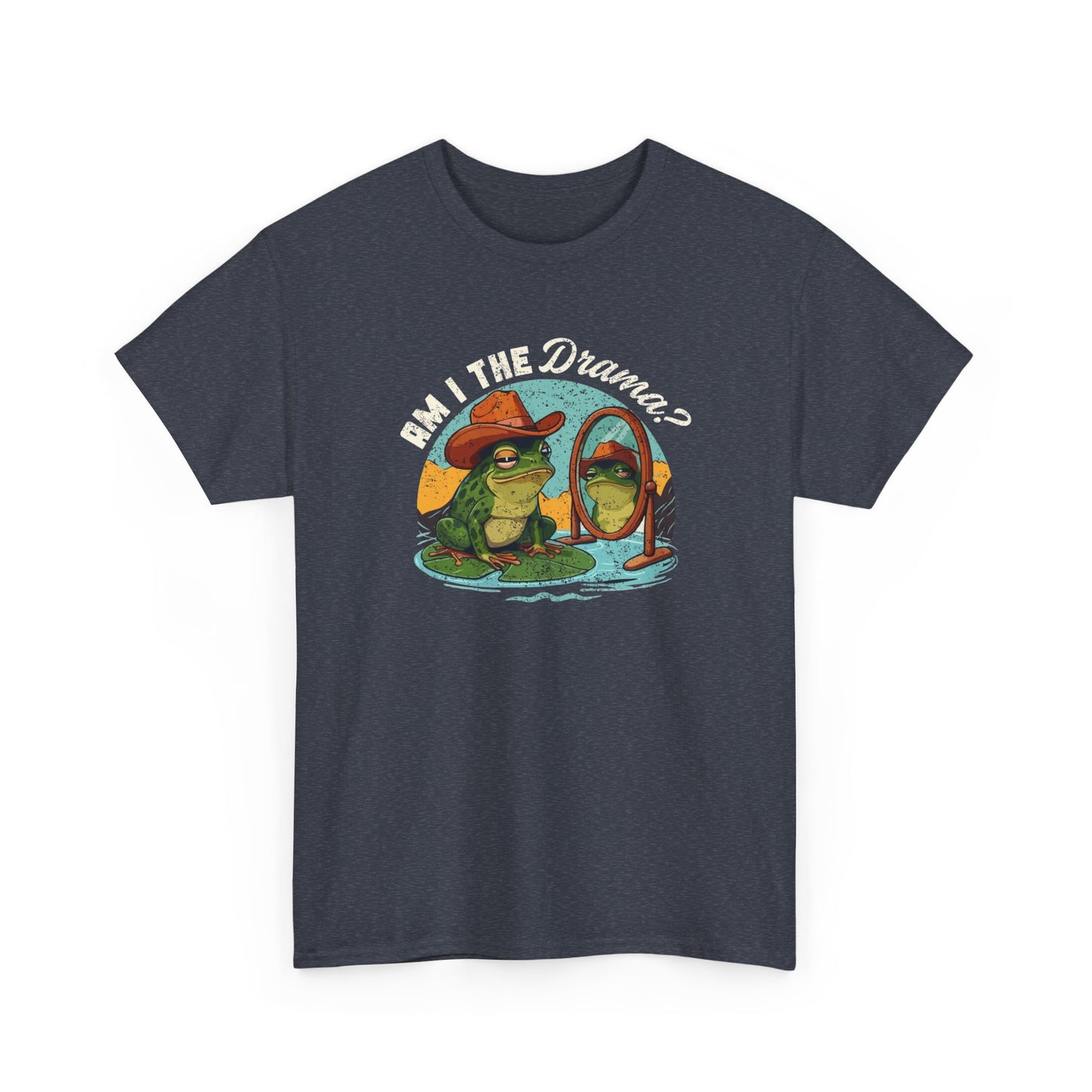 Am I The Drama Funny Frogs Graphic T Shirt NEW Cotton Tee Gift