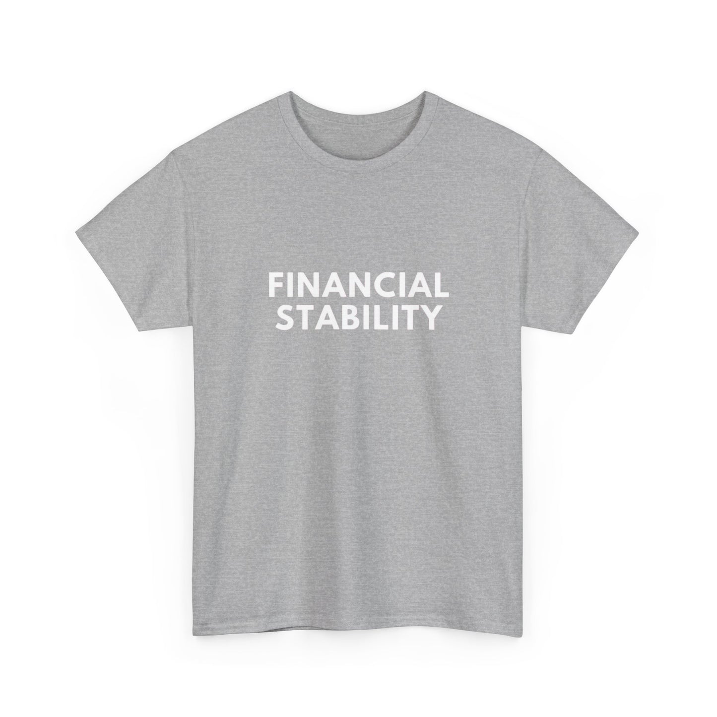 Financial Stability Graphic T Shirt NEW ADULT Tee