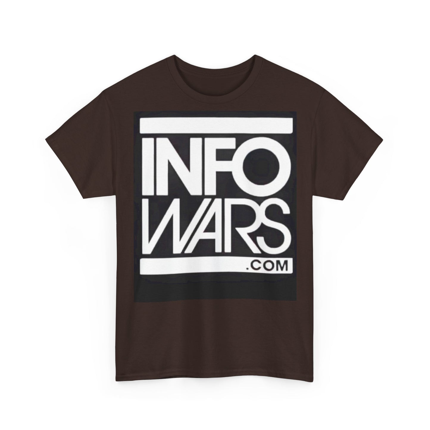 Info Wars Tshirt Alex Jones Rogan American Funny Podcast Unisex Heavy Cotton Tee