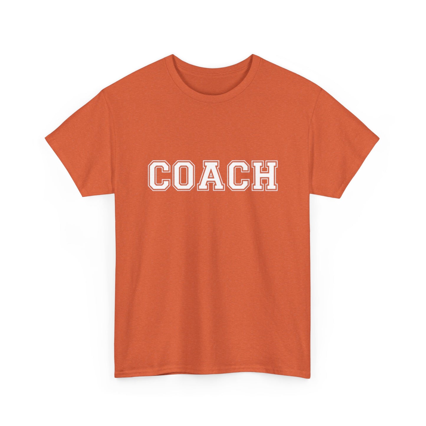 Coach Sports Retro Gym Graphic T Shirt Unisex Heavy Cotton Tee