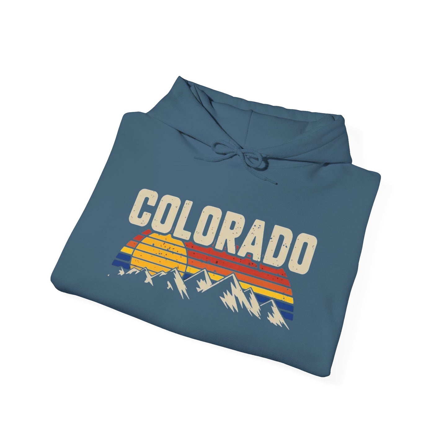 Colorado Rocky Mountains Graphic Hoodie Unisex Heavy Blend™ Hooded Sweatshirt
