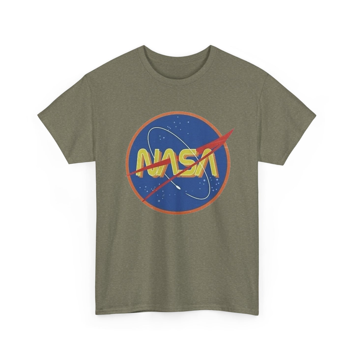 NASA Space Vintage Graphic T Shirt Men's Heavy Cotton Tee