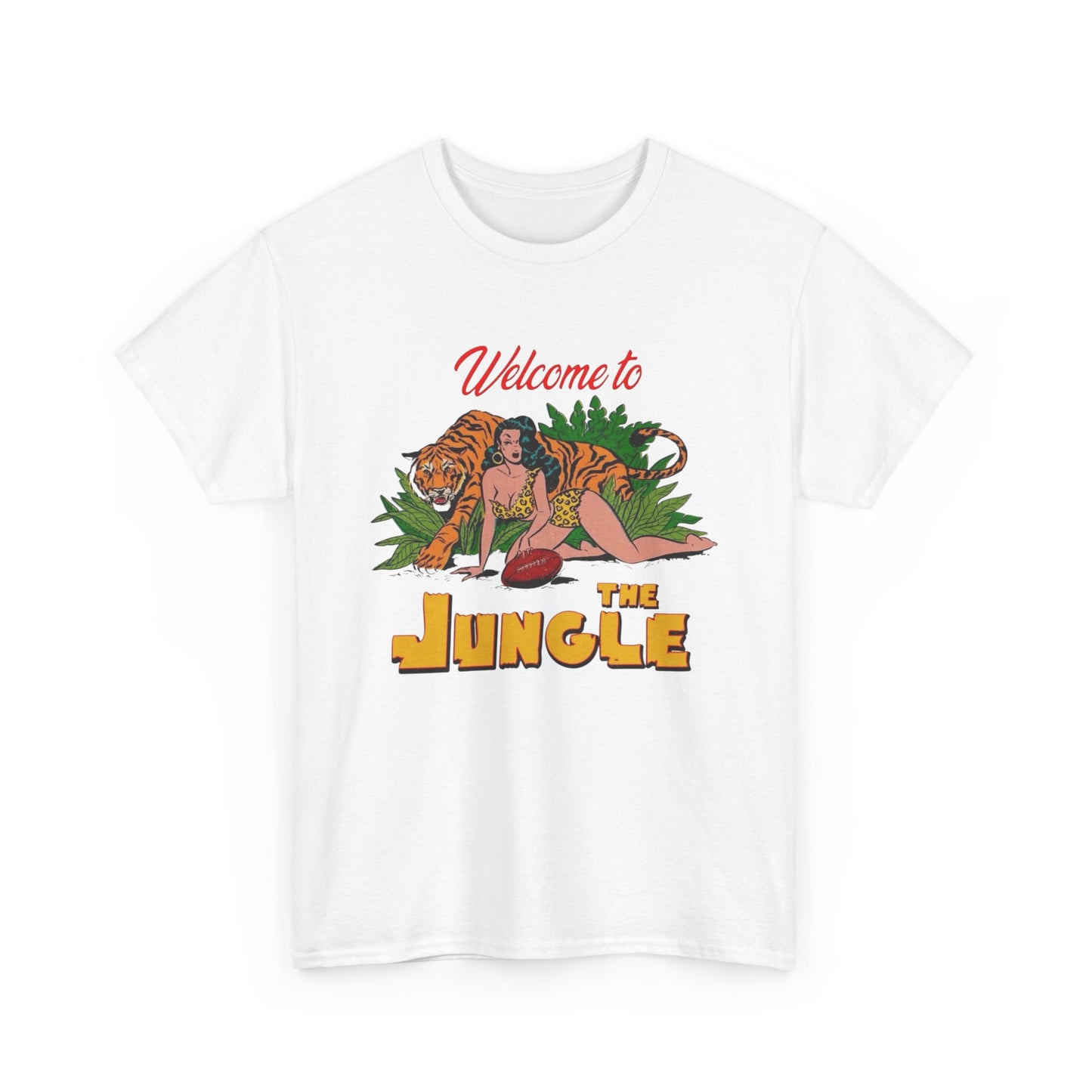 Welcome To The Jungle Graphic T Shirt Unisex Heavy Cotton Tee