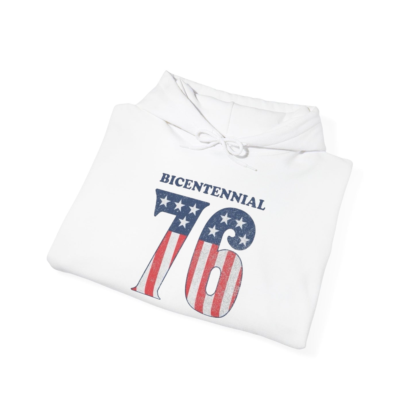 American Flag Bicentennial USA 76 Graphic Hoodie Heavy Blend™ NEW Sweatshirt
