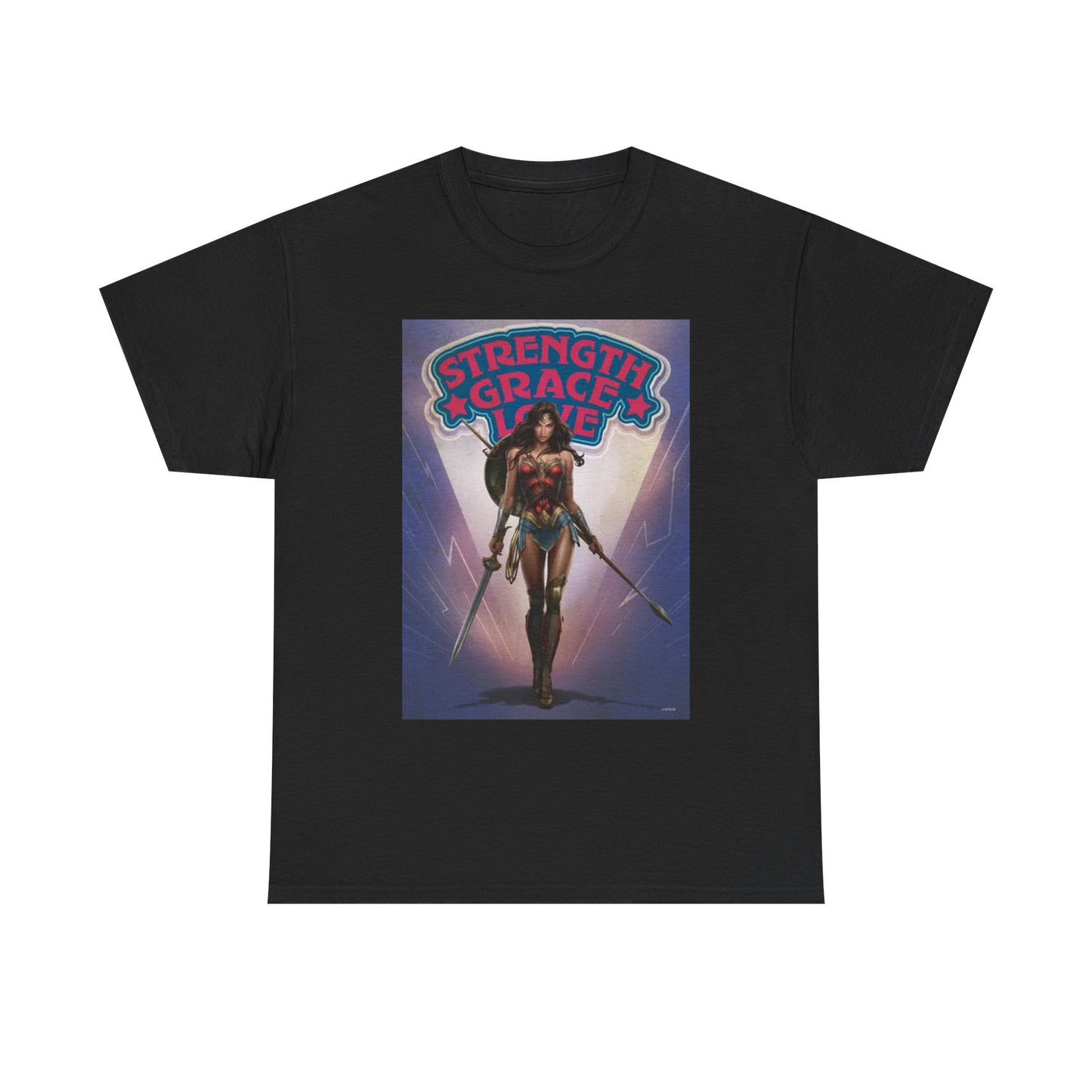 Waifu Anime T-shirt Girl Graphic Cartoon Retro Gaming Unisex Heavy Tee Gamer 27