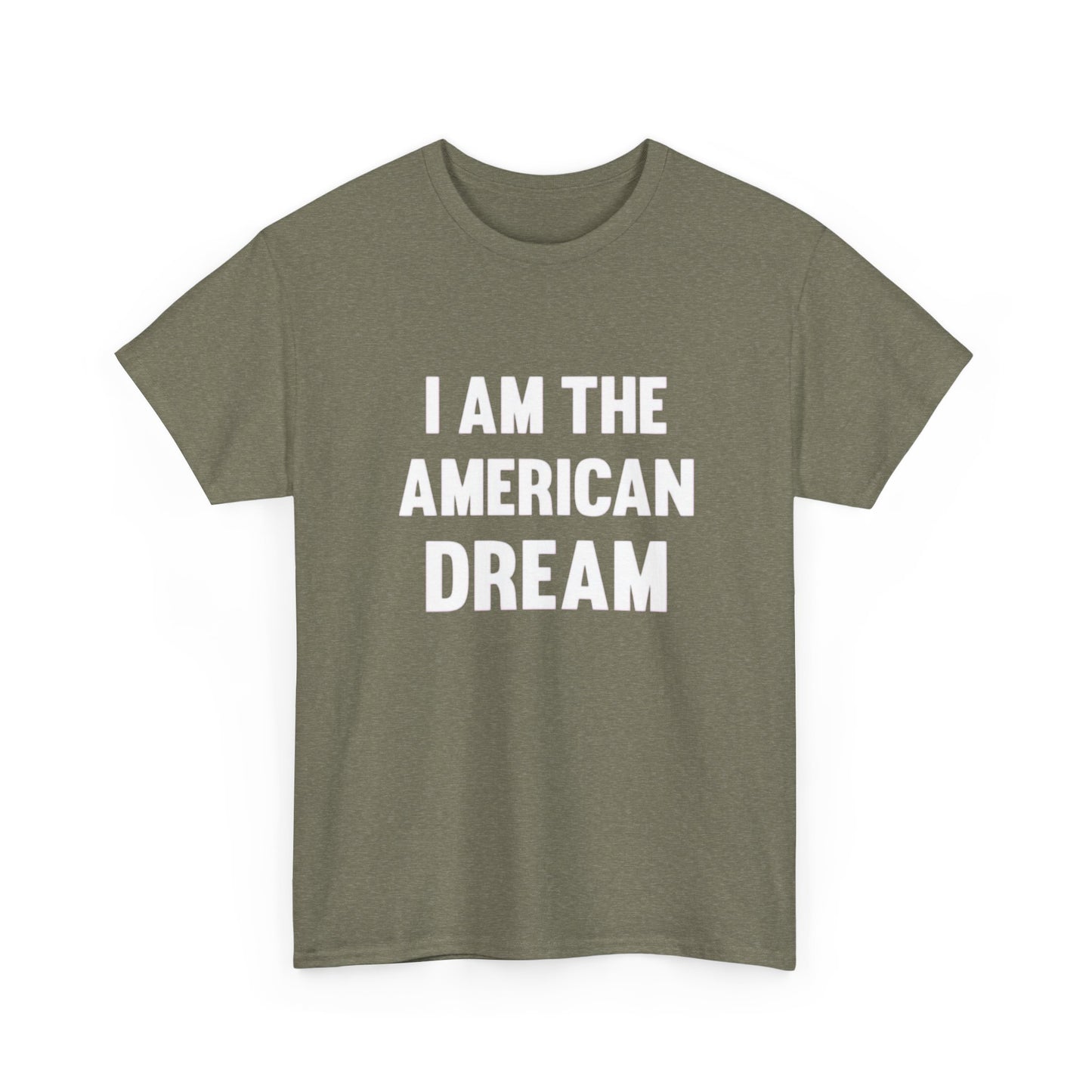 I Am The American Dream Retro USA Graphic T Shirt Unisex Heavy Cotton Tee