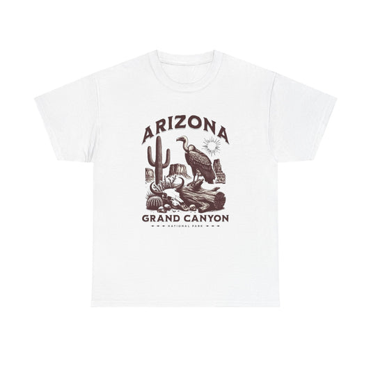 Arizona Grand Canyon Graphic T Shirt Unisex Heavy Cotton Tee