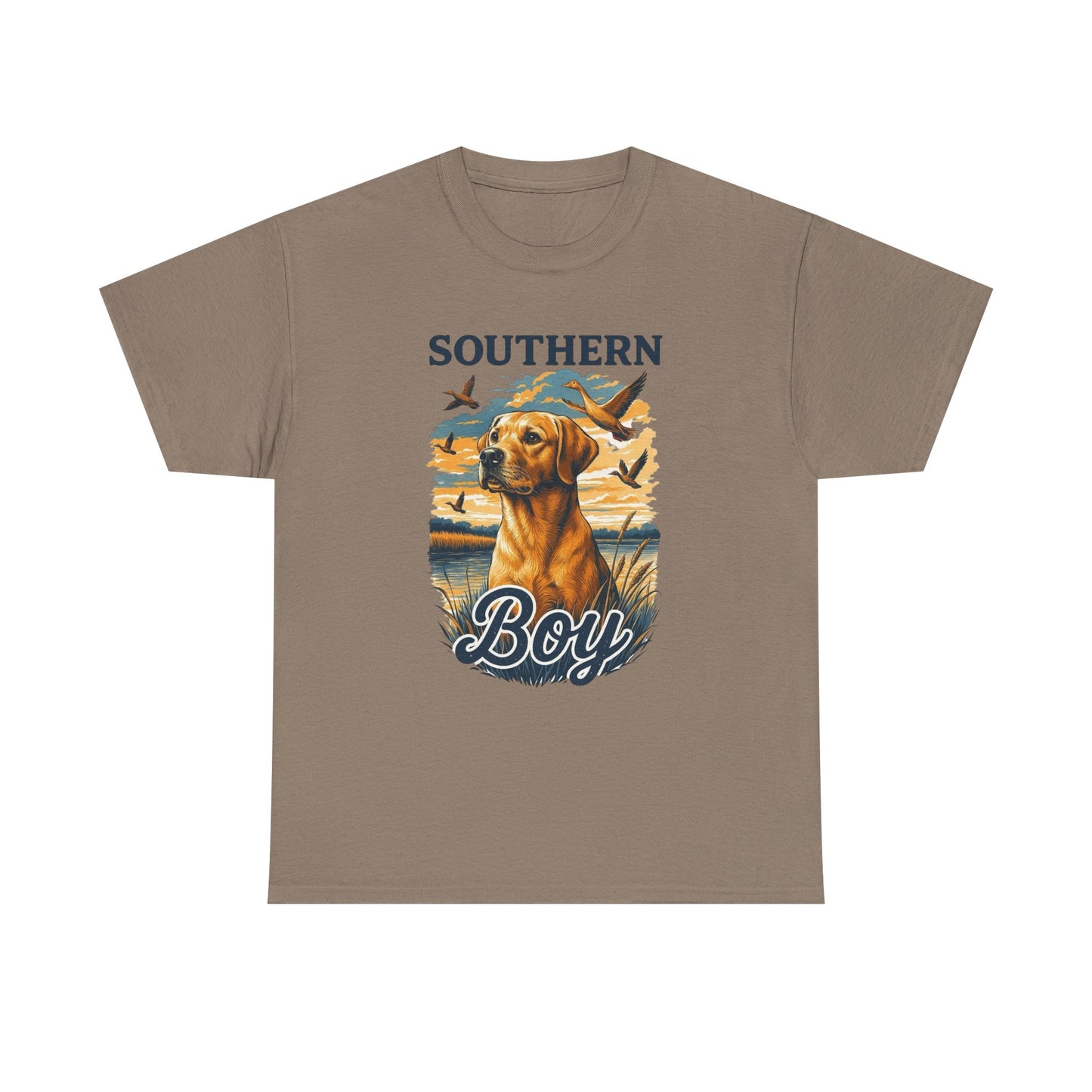 Southern Boy Hunting Graphic T Shirt Unisex Heavy Cotton Tee