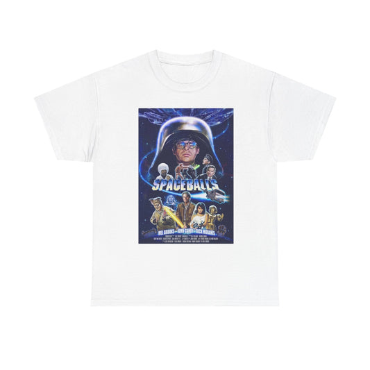 SpaceBalls Graphic T Shirt Vintage Movie Poster Comedy Unisex Heavy Cotton Tee